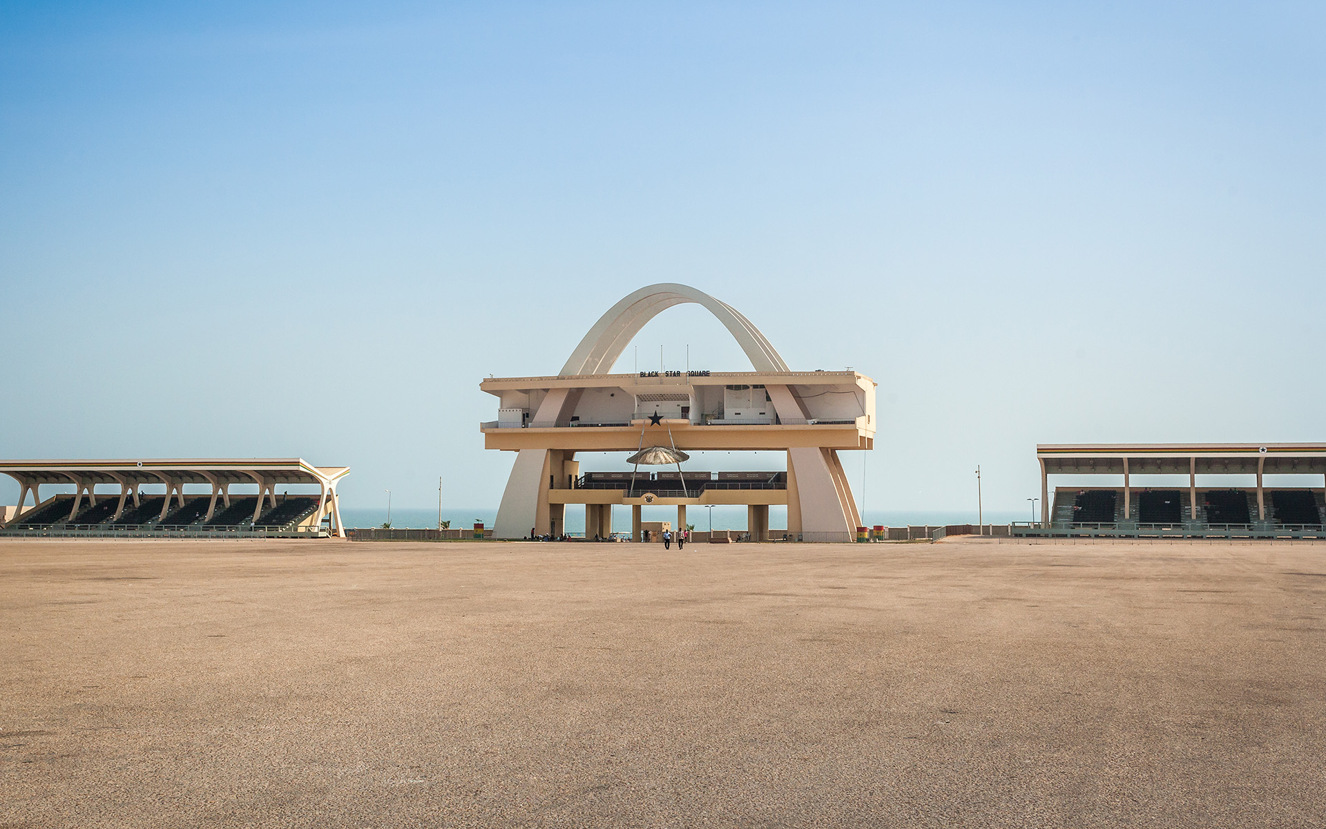 Accra's Independence Arch.